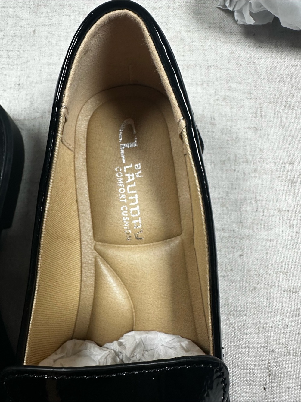 CL by Laundry Loafers Black Patent Size 6 - Picture 6 of 7